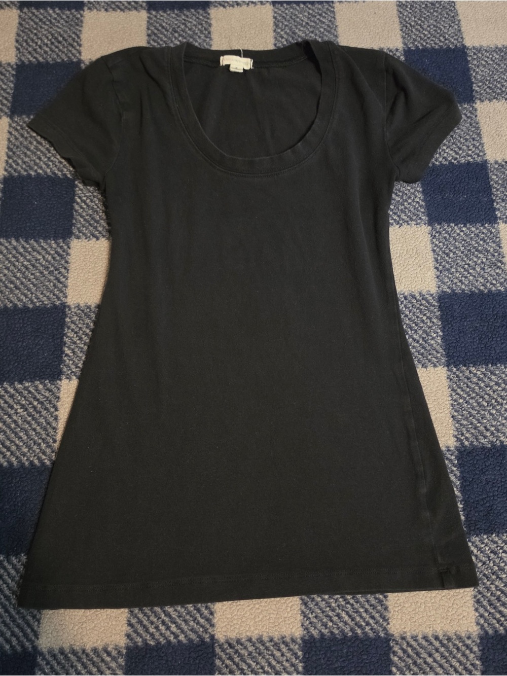 Scene emo style basic black top by zenana outfitters